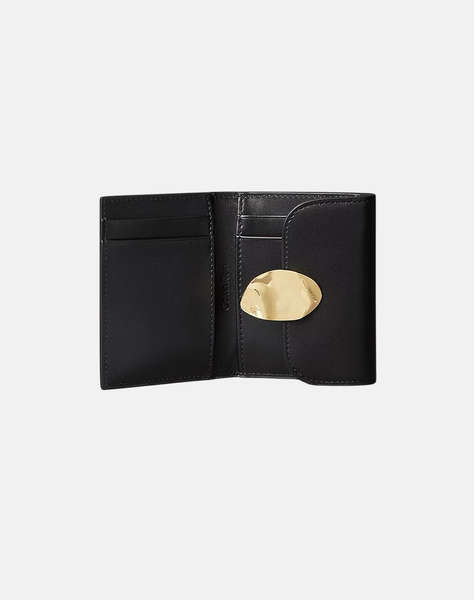 CALVIN KLEIN STONE LOCK SLOUCHY LTHR TRIFOLD (Dimensiuni: 7.5 x 10.5 x 0.5cm.)
