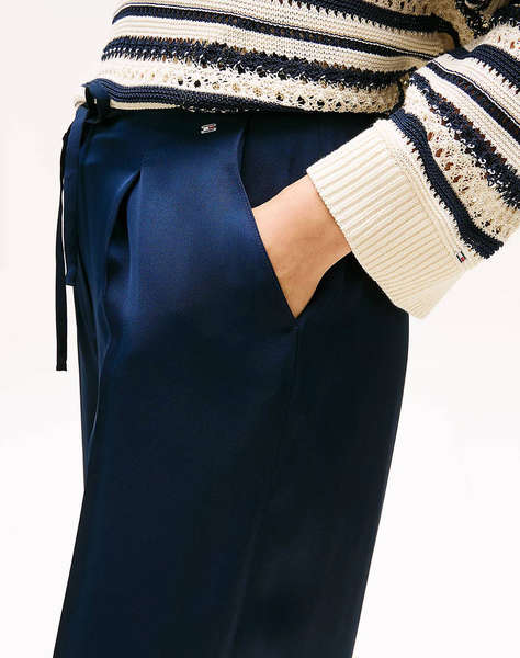 TOMMY HILFIGER SATEEN TIE RLXD STRAIGHT PANTS