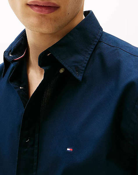 TOMMY HILFIGER CORE FLEX POPLIN SOLID RF SHIRT