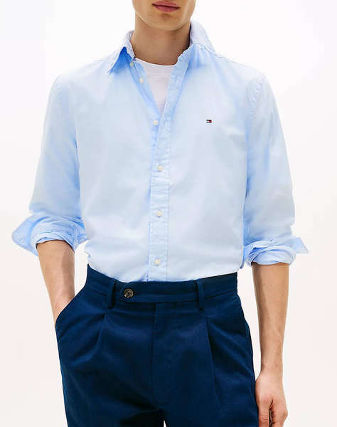 TOMMY HILFIGER CORE FLEX POPLIN SOLID RF SHIRT