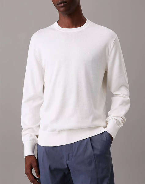 CALVIN KLEIN LS SUPIMA COTTON CREWNK SWEATER