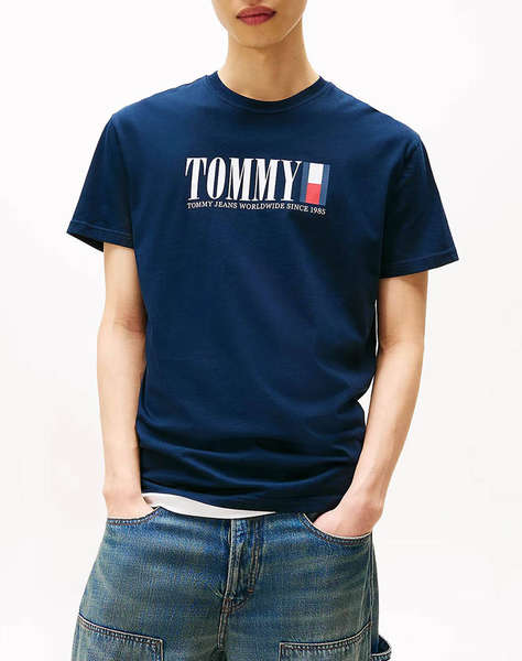 TOMMY JEANS TJM REG TOMMY DNA FLAG TEE EXT