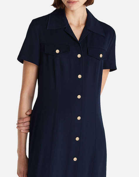 TOMMY HILFIGER VIS TWILL S/S SHIRT DRESS