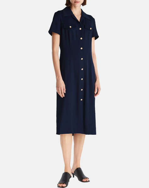 TOMMY HILFIGER VIS TWILL S/S SHIRT DRESS