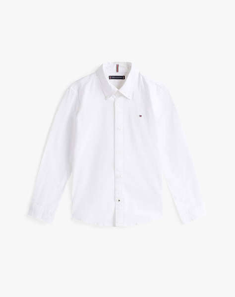 TOMMY HILFIGER BOYS STRETCH OXFORD SHIRT L/S