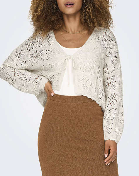 ONLY ONLBEACH LIFE 7/8 TIE CARDIGAN KNT NOOS