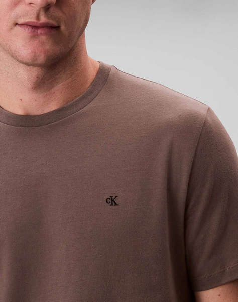 CALVIN KLEIN JEANS SS SMOOTH CTTN SOLID CREWNK TEE