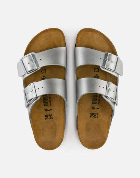 BIRKENSTOCK S26 SYNTHETICS ARIZONA BF SILVER 35 - 43 NARROW SEASONAL INCALTAMINTE DAMA