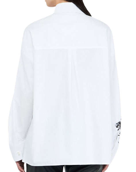 LIU JO BLACK_CF5C06_CAMICIA CON STAMPA PIAZZATA CAMASA DE DAMA