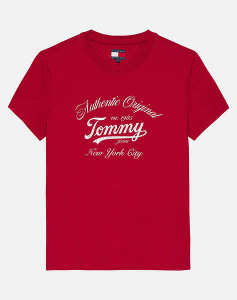 TOMMY JEANS TJW REG ESSENTIAL LOGO 1 TEE EXT