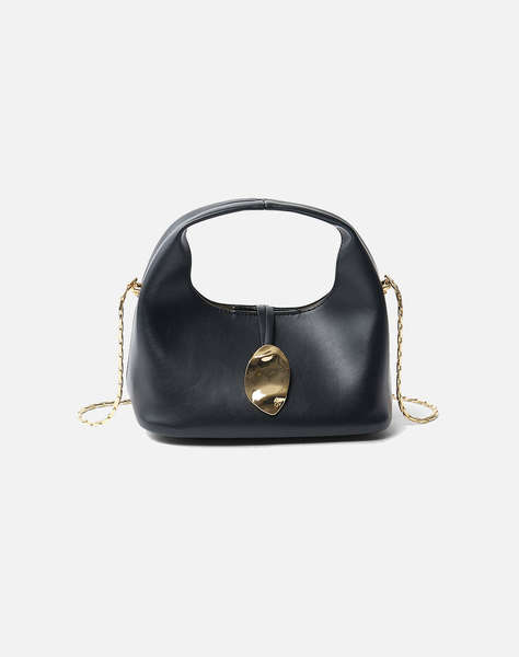 CALVIN KLEIN STONE LOCK SLOUCHY CROSSBODY BAG (Dimensiuni: 12.5 x 9.5 x 19cm.)