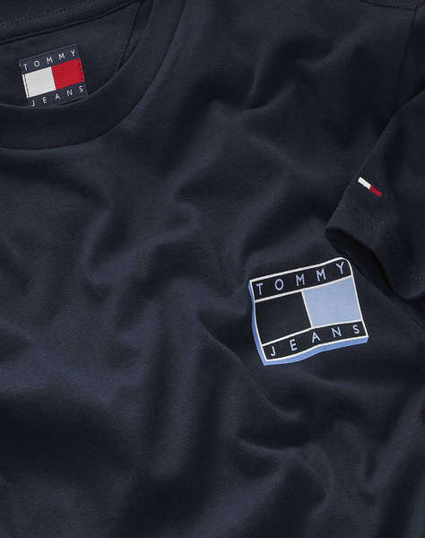 TOMMY JEANS TJM SLIM POP COLOR FLAG TEE EXT