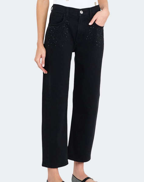 LIU JO DENIM_UF5D02_ECS PANT.BOY CULT STRASS PANTALONI DE DAMA