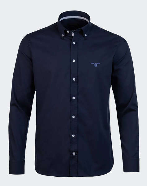 NAVY&GREEN CAMASA COMFORT FIT