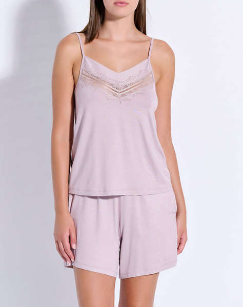 JEANNETTE PIJAMA BERMUDE DANTELA