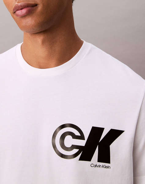 CALVIN KLEIN SS 20S CK SPORT LOGO GRAPHIC TEE
