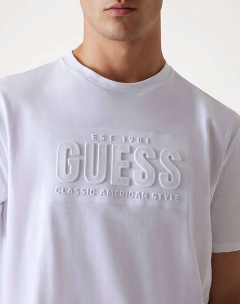 GUESS SS BSC GUESS EMBOSSED LOGO TEE BLUZA DE BARBATI