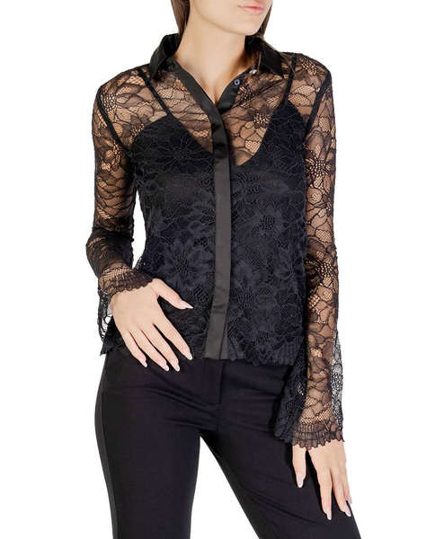 GUESS LS ANTOINETTE LACE SHIRT CAMASA DE DAMA
