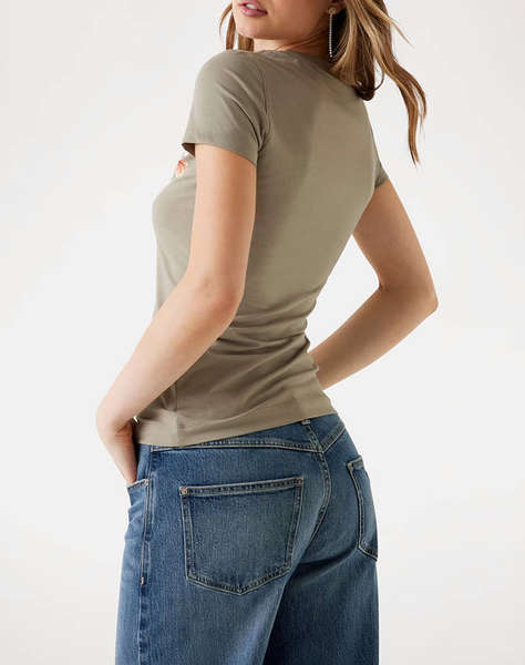 GUESS SS TRIANGLE FLOWERS TEE BLUZA DE DAMA