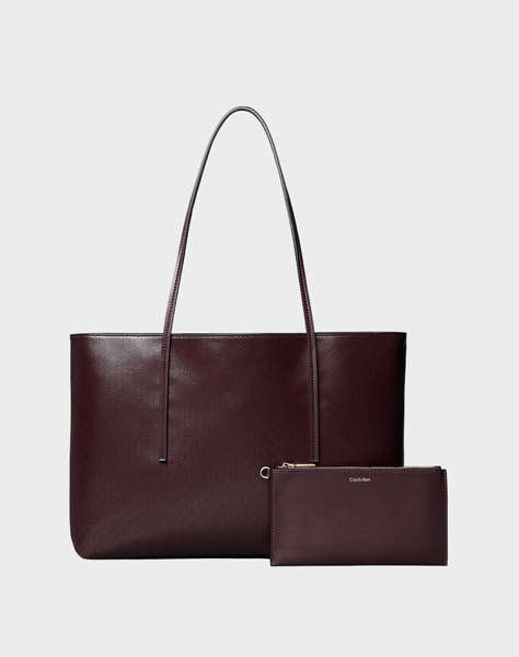 CALVIN KLEIN JEANS AOP TOTE W/ POUCH ON STRAP (Dimensiuni: 39 x 28 x 13cm.)