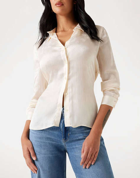 GUESS LS MARTHE LOGO SHIRT CAMASA DE DAMA