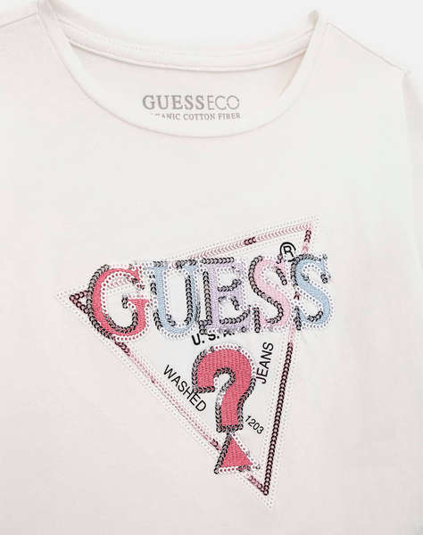 GUESS HIGH LOW LS T-SHIRT BLUZA DE COPII GIRL