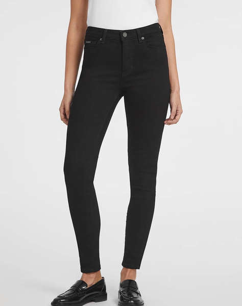 GUESS JEANS GJ G05 HIGH RISE SKI - ECO RECY CO HAJAR SS BLACK PANTALONI DE DAMA