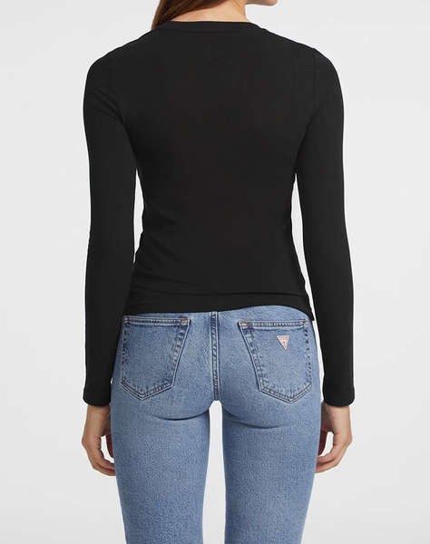 GUESS JEANS GJ LS CN SLIM LOGO EMB TEE BLUZA DE DAMA
