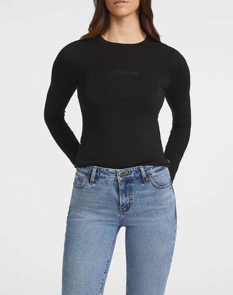 GUESS JEANS GJ LS CN SLIM LOGO EMB TEE BLUZA DE DAMA