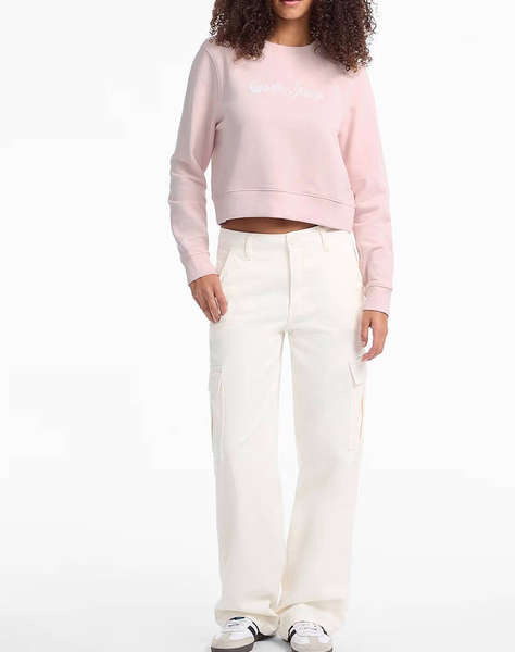 GUESS JEANS GJ CN CROPPED FLOWER SWEAT BLUZA DE DAMA