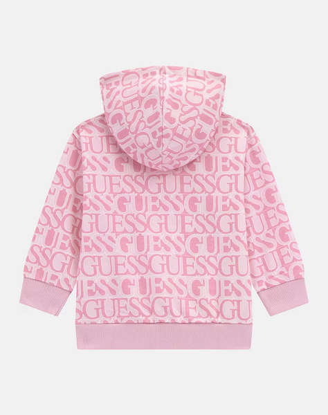 GUESS HOODED LS ACTIVE TOP BLUZA DE COPII GIRL