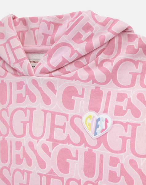 GUESS HOODED LS ACTIVE TOP BLUZA DE COPII GIRL