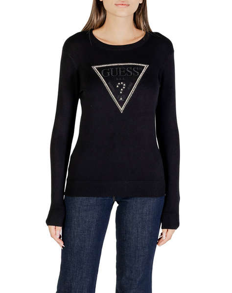 GUESS LS CN KIARA TRIANGLE LOGO SWTR BLUZA TRICOTATA DE DAMA