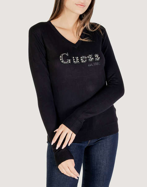 GUESS LS VN KENZIE LOGO SWTR BLUZA TRICOTATA DE DAMA