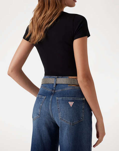 GUESS CN SS EMBRO SCRIPT LOGO TEE BLUZA DE DAMA