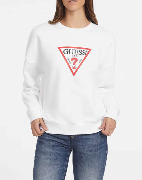 GUESS JEANS GJ CN OS ICONIC TRIANGLE SWEAT BLUZA DE DAMA