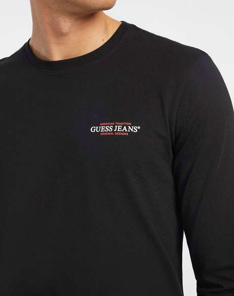 GUESS JEANS GJ LS CN SLIM AMERICAN TR TEE BLUZA DE BARBATI