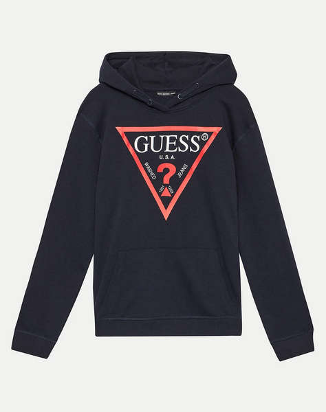 GUESS HOODED FLEECE_CORE BLUZA DE COPII BOY