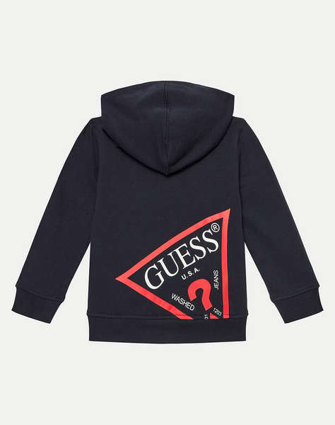 GUESS ZIP UP HOODED ACTIVE TOP BLUZA DE COPII BOY