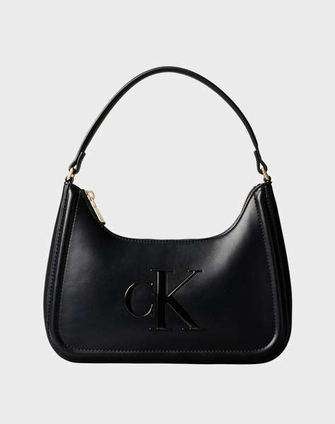 CALVIN KLEIN RAISED CK SMALL SHOULDER BAG (Dimensiuni: 25 x 18.5 x 6cm.)