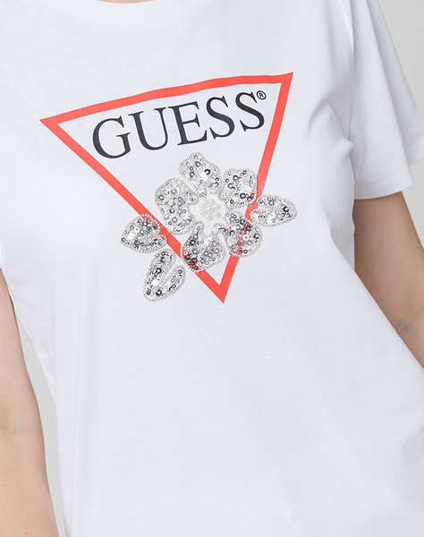 GUESS SS FLOWER BLING EASY TEE BLUZA DE DAMA