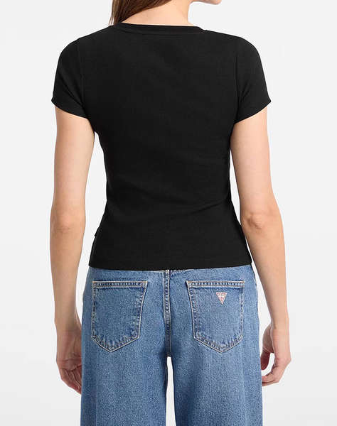 GUESS JEANS GJ SS CN EMBRO SLIM TOP BLUZA DE DAMA