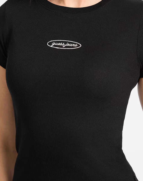 GUESS JEANS GJ SS CN EMBRO SLIM TOP BLUZA DE DAMA