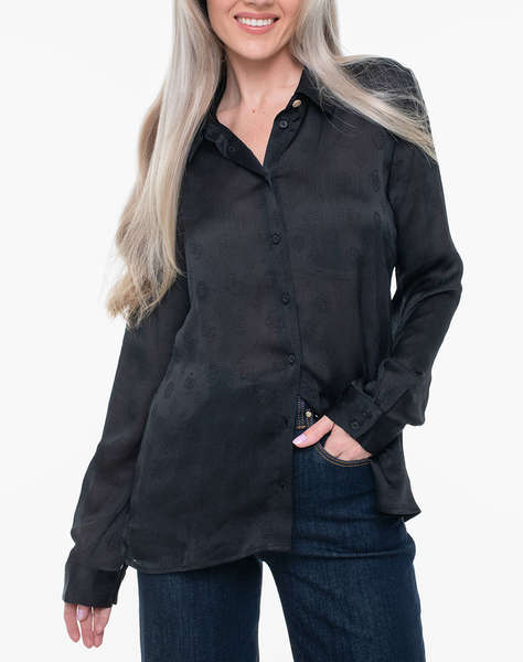 GUESS LS MARTHE LOGO SHIRT CAMASA DE DAMA