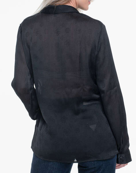 GUESS LS MARTHE LOGO SHIRT CAMASA DE DAMA