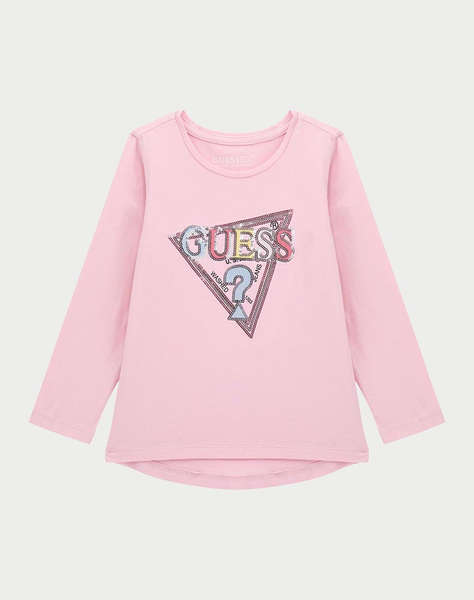 GUESS HIGH LOW LS T-SHIRT BLUZA DE COPII GIRL