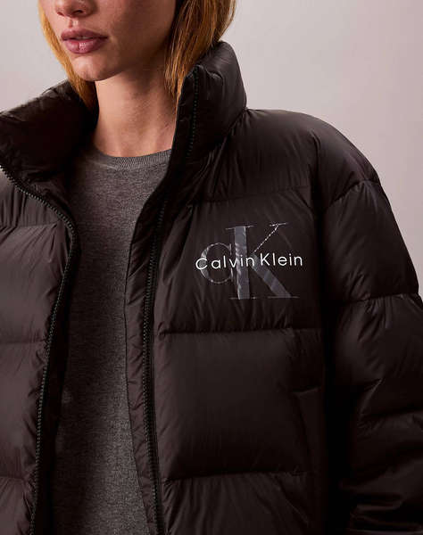 CALVIN KLEIN JEANS GRAPHIC LOGO PUFFER JACKET