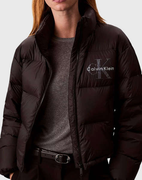 CALVIN KLEIN JEANS GRAPHIC LOGO PUFFER JACKET