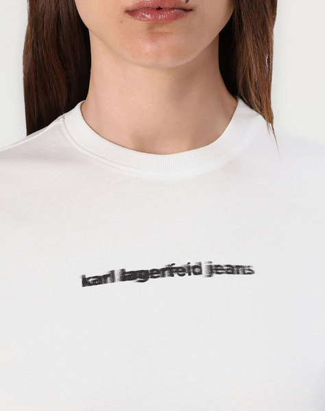KARL LAGERFELD JEANS KLJ REG BLUR LOGO TEE