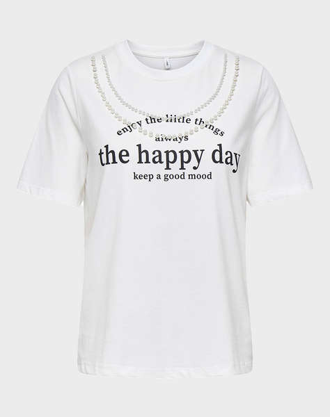 ONLY ONLJOLLY LIFE S/S BOXY PRINT TOP JRS